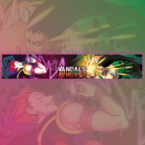 Hisoka & Gon Window Banner