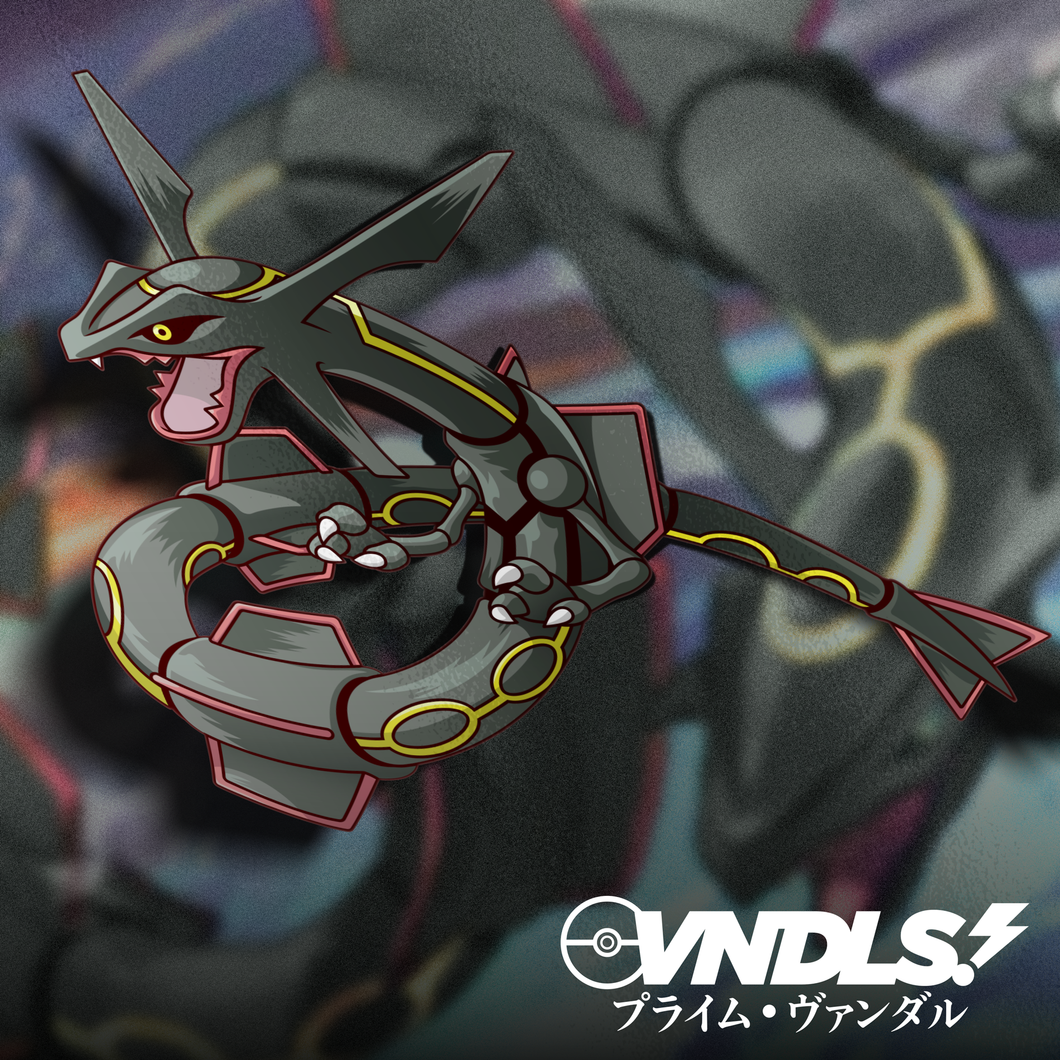 Shinon's art blog — Commission: Shiny Rayquaza