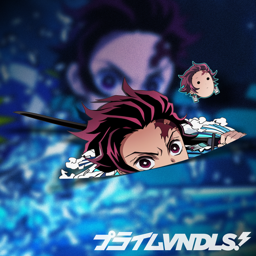 Tanjiro Duo Peeker (Partial Holo)